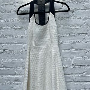 Karen Millen flowy textured white dress